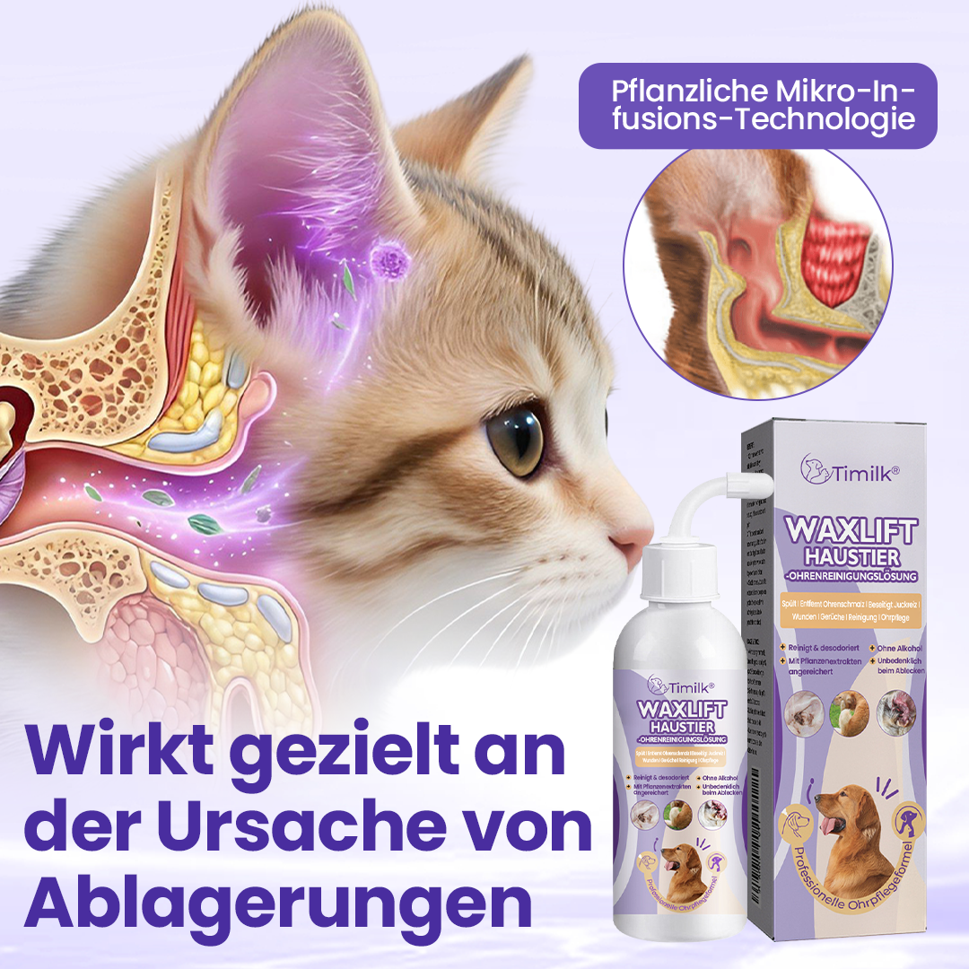 Timilk® WaxLift Haustier-Ohrenreinigungslösung 🔥