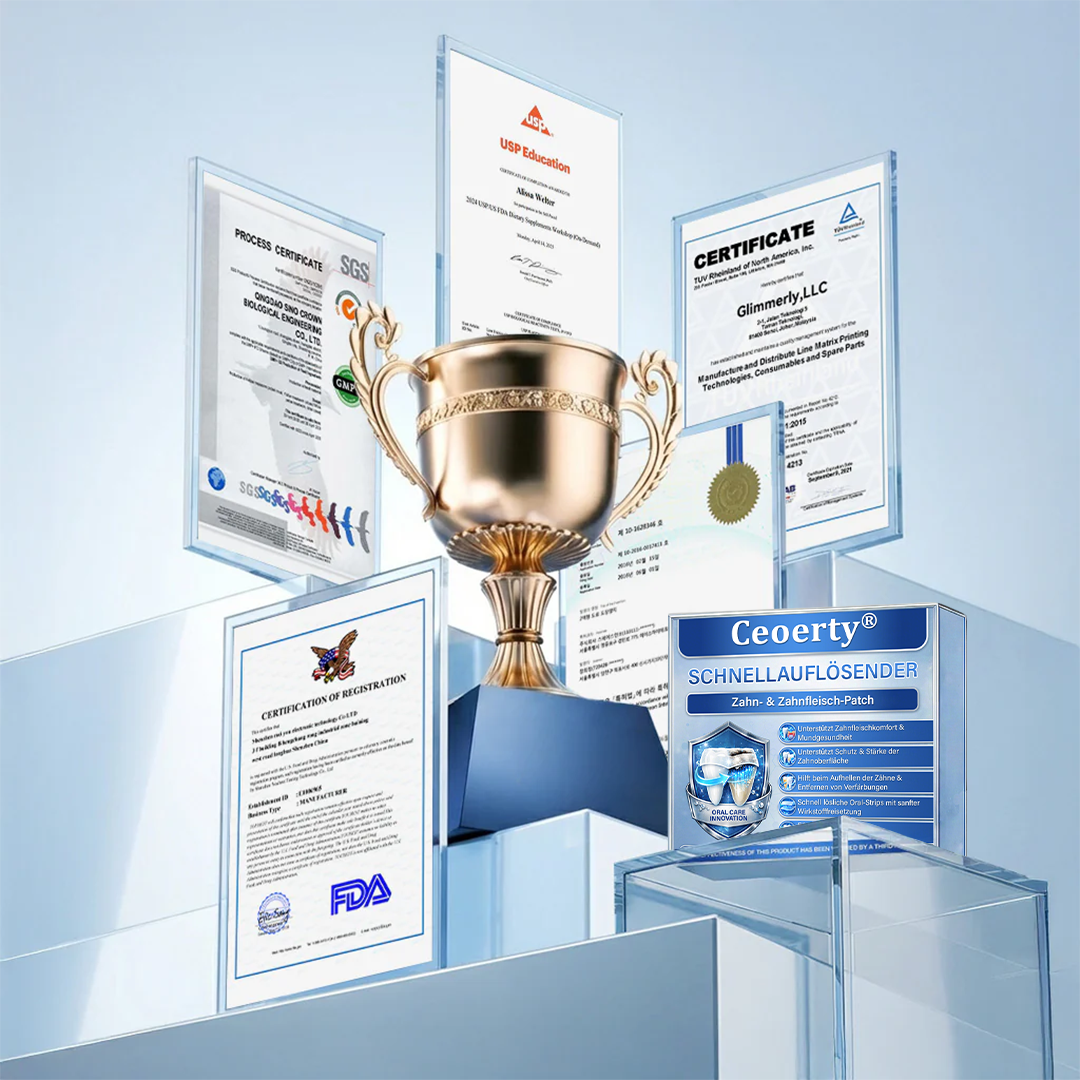 (NEW)Ceoerty® Zahn- und Zahnfleischpflege – schnell lösliches Mikronadel-Pflaster✨ (𝟓-𝐢𝐧-𝟏 💎 𝐙𝐚𝐡𝐧𝐬𝐜𝐡𝐦𝐞𝐥𝐳 & 𝐃𝐞𝐧𝐭𝐢𝐧 𝐖𝐢𝐞𝐝𝐞𝐫𝐚𝐮𝐟𝐛𝐚𝐮𝐞𝐧 • 𝐙𝐚𝐡𝐧𝐟𝐥𝐞𝐢𝐬𝐜𝐡 𝐒𝐭ä𝐫𝐤𝐞𝐧 • 𝐙𝐚𝐡𝐧𝐬𝐭𝐞𝐢𝐧 & 𝐌𝐮𝐧𝐝𝐠𝐞𝐫𝐮𝐜𝐡 𝐁𝐞𝐬𝐞𝐢𝐭𝐢𝐠𝐞𝐧 • 𝐙ä𝐡𝐧𝐞 𝐀𝐮𝐟𝐡𝐞𝐥𝐥𝐞𝐧 • 𝐙𝐚𝐡𝐧𝐞𝐦𝐩𝐟𝐢𝐧𝐝𝐥𝐢𝐜𝐡𝐤𝐞𝐢𝐭 𝐒𝐭𝐨𝐩𝐩𝐞𝐧)