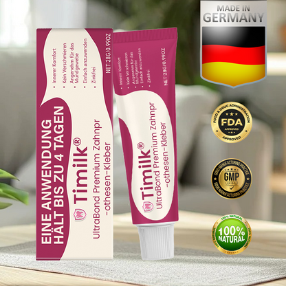 Timilk® UltraBond Premium Zahnprothesen-Kleber ❤️