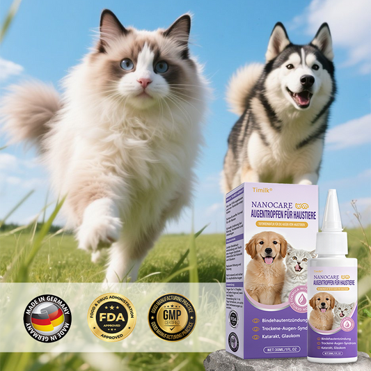 Timilk® NanoCare Augentropfen für Haustiere 🔥