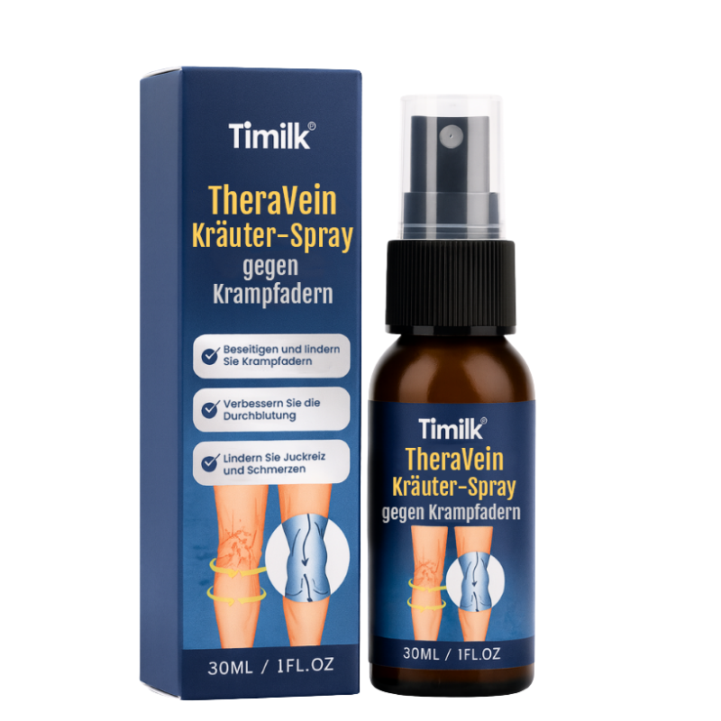 Timilk® TheraVein Kräuter-Spray gegen Krampfadern