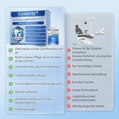 (NEW)Ceoerty® Zahn- und Zahnfleischpflege – schnell lösliches Mikronadel-Pflaster✨ (𝟓-𝐢𝐧-𝟏 💎 𝐙𝐚𝐡𝐧𝐬𝐜𝐡𝐦𝐞𝐥𝐳 & 𝐃𝐞𝐧𝐭𝐢𝐧 𝐖𝐢𝐞𝐝𝐞𝐫𝐚𝐮𝐟𝐛𝐚𝐮𝐞𝐧 • 𝐙𝐚𝐡𝐧𝐟𝐥𝐞𝐢𝐬𝐜𝐡 𝐒𝐭ä𝐫𝐤𝐞𝐧 • 𝐙𝐚𝐡𝐧𝐬𝐭𝐞𝐢𝐧 & 𝐌𝐮𝐧𝐝𝐠𝐞𝐫𝐮𝐜𝐡 𝐁𝐞𝐬𝐞𝐢𝐭𝐢𝐠𝐞𝐧 • 𝐙ä𝐡𝐧𝐞 𝐀𝐮𝐟𝐡𝐞𝐥𝐥𝐞𝐧 • 𝐙𝐚𝐡𝐧𝐞𝐦𝐩𝐟𝐢𝐧𝐝𝐥𝐢𝐜𝐡𝐤𝐞𝐢𝐭 𝐒𝐭𝐨𝐩𝐩𝐞𝐧)