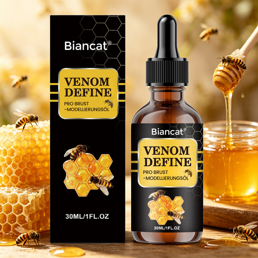 🔥 BRUST-KONTUR-UPGRADE FÜR MÄNNER 💪 Biancat® VenomDefine Pro Brust-Modellierungsöl 🐝 Tägliche Unterstützung mit Bienengift für eine festere und definiertere Brust