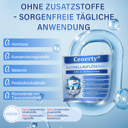 (NEW)Ceoerty® Zahn- und Zahnfleischpflege – schnell lösliches Mikronadel-Pflaster✨ (𝟓-𝐢𝐧-𝟏 💎 𝐙𝐚𝐡𝐧𝐬𝐜𝐡𝐦𝐞𝐥𝐳 & 𝐃𝐞𝐧𝐭𝐢𝐧 𝐖𝐢𝐞𝐝𝐞𝐫𝐚𝐮𝐟𝐛𝐚𝐮𝐞𝐧 • 𝐙𝐚𝐡𝐧𝐟𝐥𝐞𝐢𝐬𝐜𝐡 𝐒𝐭ä𝐫𝐤𝐞𝐧 • 𝐙𝐚𝐡𝐧𝐬𝐭𝐞𝐢𝐧 & 𝐌𝐮𝐧𝐝𝐠𝐞𝐫𝐮𝐜𝐡 𝐁𝐞𝐬𝐞𝐢𝐭𝐢𝐠𝐞𝐧 • 𝐙ä𝐡𝐧𝐞 𝐀𝐮𝐟𝐡𝐞𝐥𝐥𝐞𝐧 • 𝐙𝐚𝐡𝐧𝐞𝐦𝐩𝐟𝐢𝐧𝐝𝐥𝐢𝐜𝐡𝐤𝐞𝐢𝐭 𝐒𝐭𝐨𝐩𝐩𝐞𝐧)