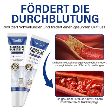 Timilk® SugarRelief Creme zur Behandlung von Diabetes