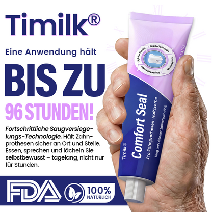 Timilk® Comfort Seal Pro Zahnprothesen-Haftcreme 🦷✨