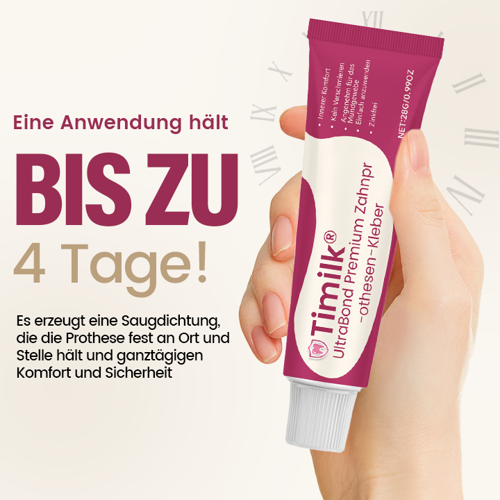 Timilk® UltraBond Premium Zahnprothesen-Kleber ❤️