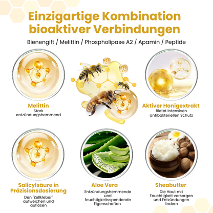 Timilk® PsoriaSoothe Fortschrittliche Bienengift Haut-Regenerationscreme