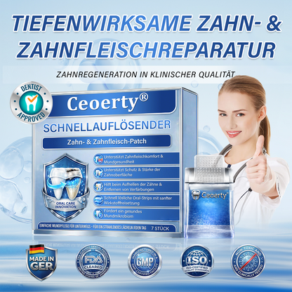 (NEW)Ceoerty® Zahn- und Zahnfleischpflege – schnell lösliches Mikronadel-Pflaster✨ (𝟓-𝐢𝐧-𝟏 💎 𝐙𝐚𝐡𝐧𝐬𝐜𝐡𝐦𝐞𝐥𝐳 & 𝐃𝐞𝐧𝐭𝐢𝐧 𝐖𝐢𝐞𝐝𝐞𝐫𝐚𝐮𝐟𝐛𝐚𝐮𝐞𝐧 • 𝐙𝐚𝐡𝐧𝐟𝐥𝐞𝐢𝐬𝐜𝐡 𝐒𝐭ä𝐫𝐤𝐞𝐧 • 𝐙𝐚𝐡𝐧𝐬𝐭𝐞𝐢𝐧 & 𝐌𝐮𝐧𝐝𝐠𝐞𝐫𝐮𝐜𝐡 𝐁𝐞𝐬𝐞𝐢𝐭𝐢𝐠𝐞𝐧 • 𝐙ä𝐡𝐧𝐞 𝐀𝐮𝐟𝐡𝐞𝐥𝐥𝐞𝐧 • 𝐙𝐚𝐡𝐧𝐞𝐦𝐩𝐟𝐢𝐧𝐝𝐥𝐢𝐜𝐡𝐤𝐞𝐢𝐭 𝐒𝐭𝐨𝐩𝐩𝐞𝐧)