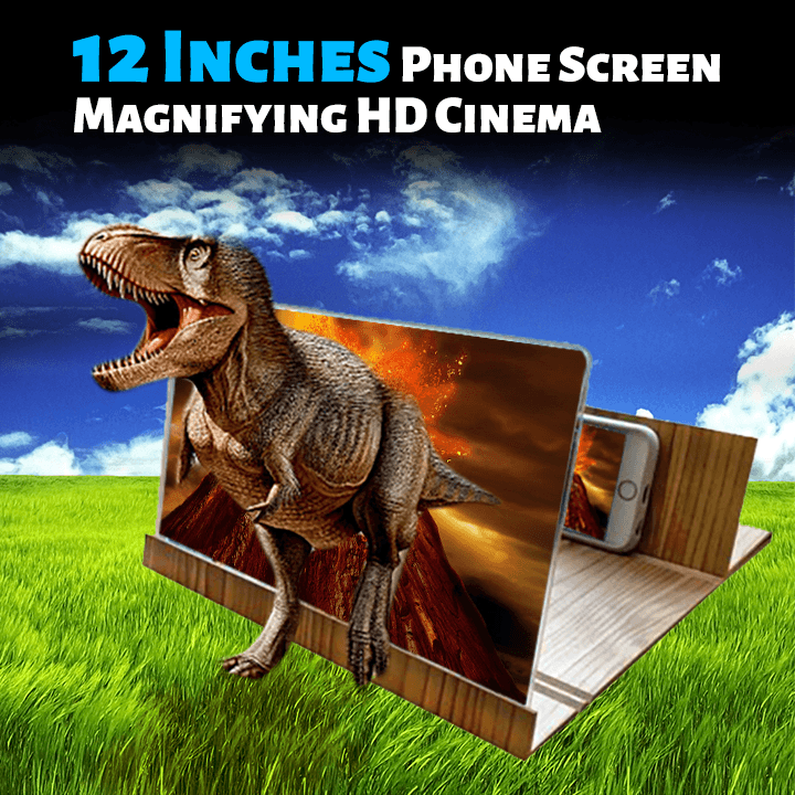12-Zoll-Telefonbildschirm mit HD-Kino-Vergrößerung