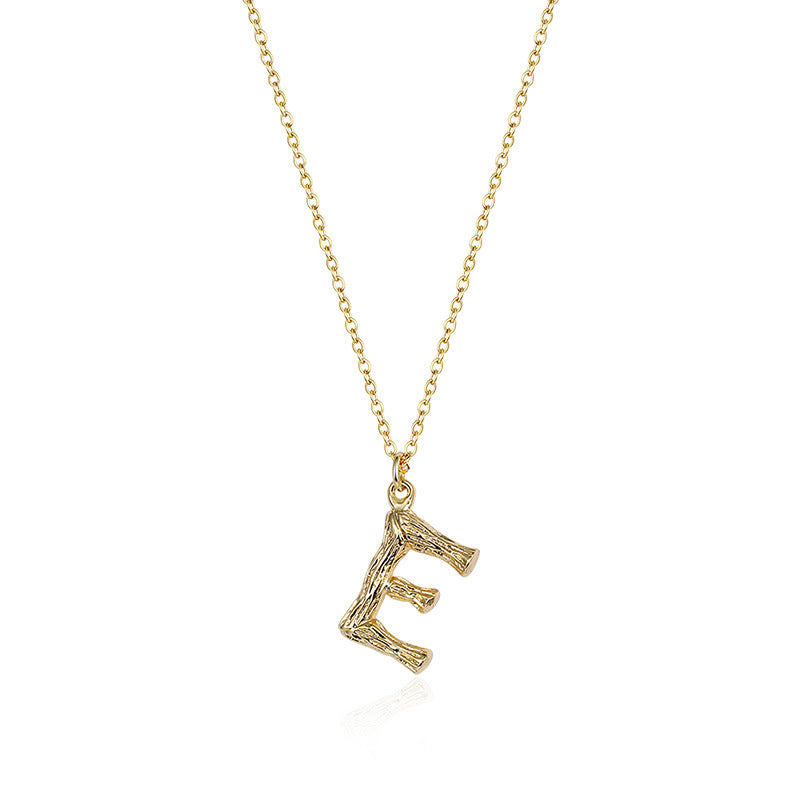 Initialen-Anhänger-Halskette｜(Letter A-Z)
