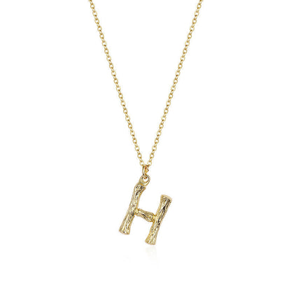 Initialen-Anhänger-Halskette｜(Letter A-Z)